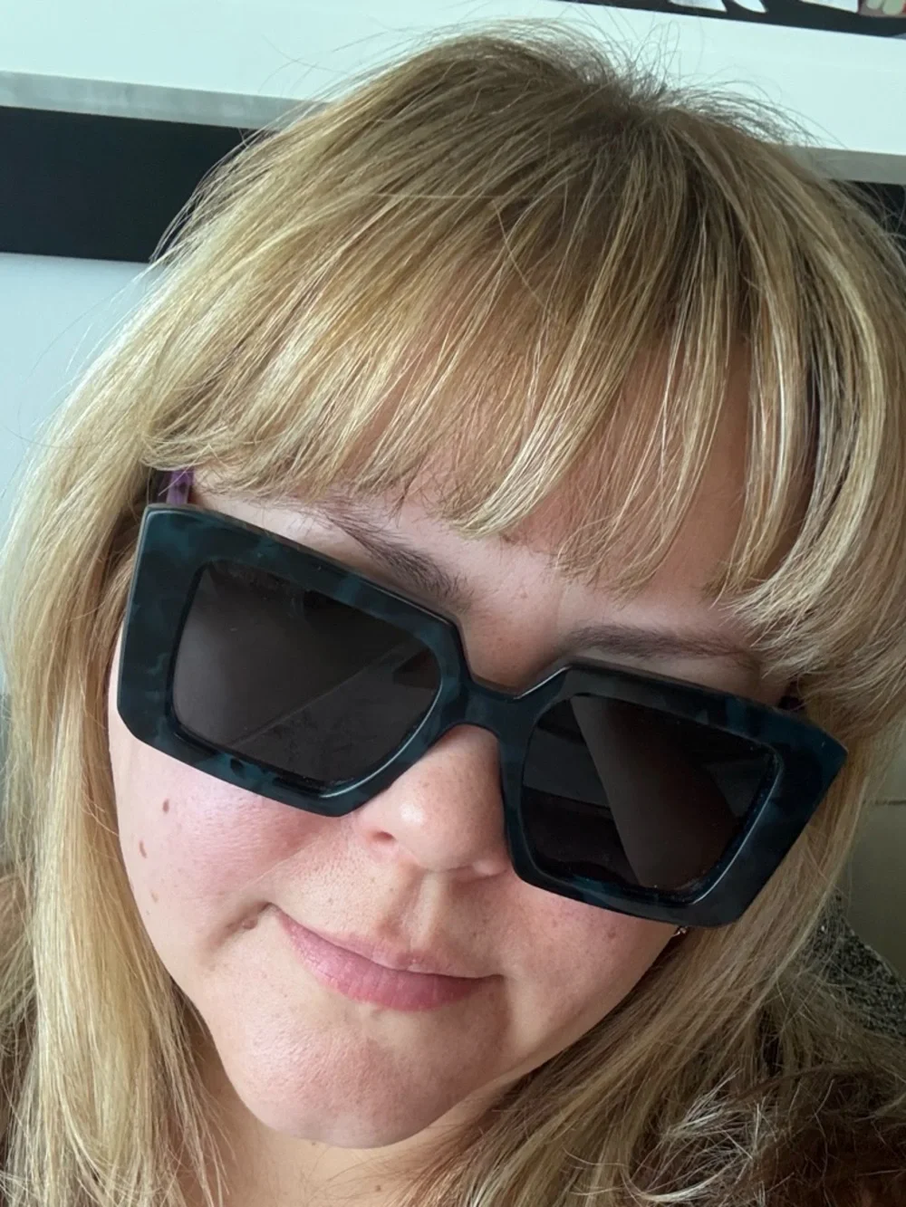 Prada Purple and Teal Patterned Sunglass Temples - Picture 6 of 7